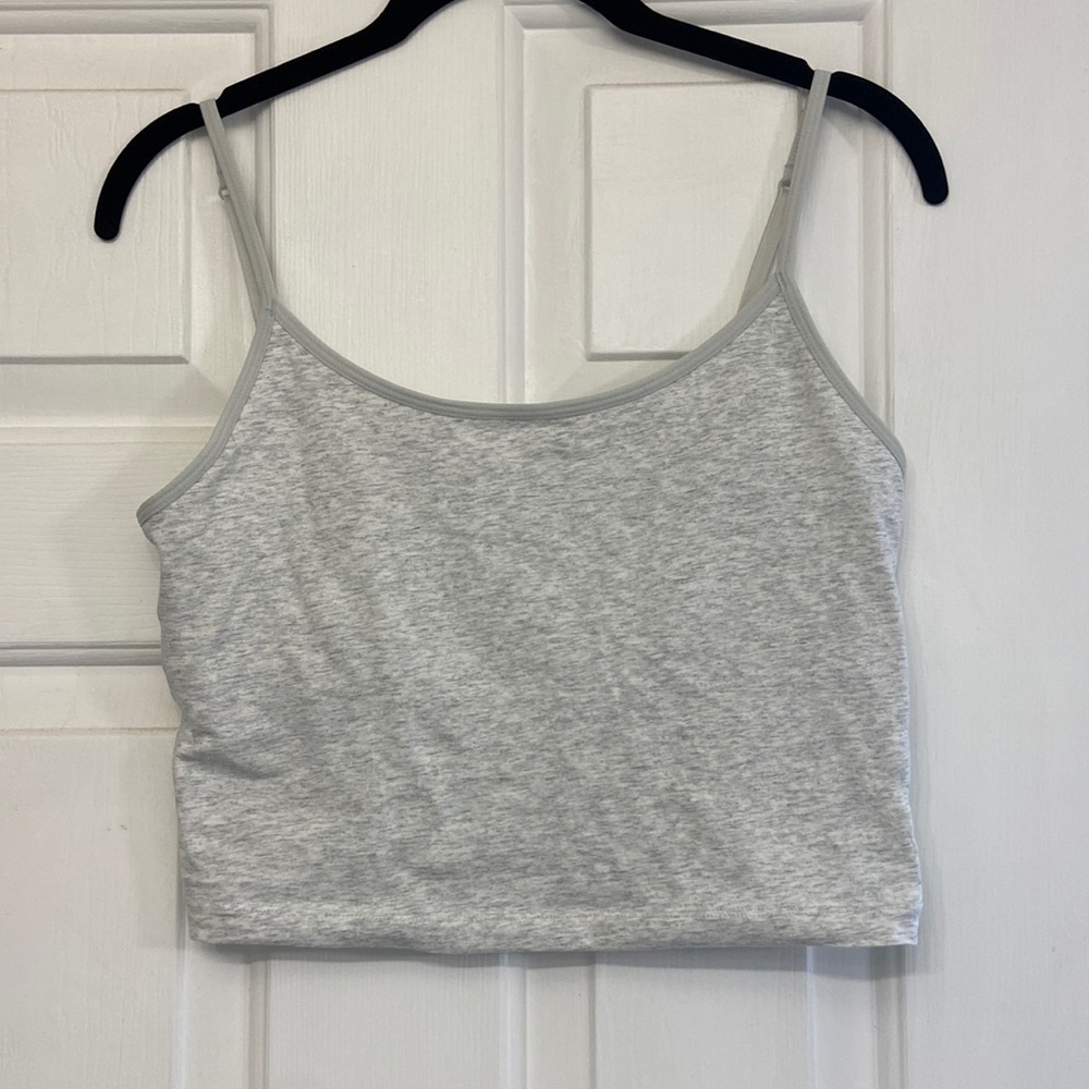 Victoria Secret PINK light gray tank